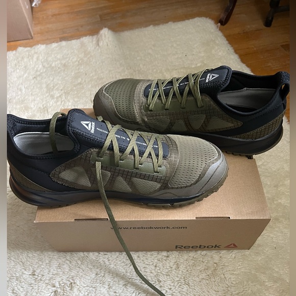 Reebok Other - NEW Men’s Reebok All Terrain Freedom Steel Toe Work Shoes, 10.5 M, Green/Black